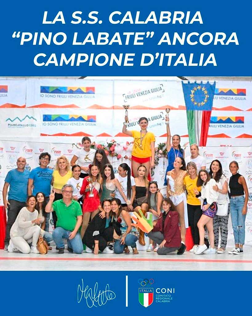 Società Calabria campione d'Italia